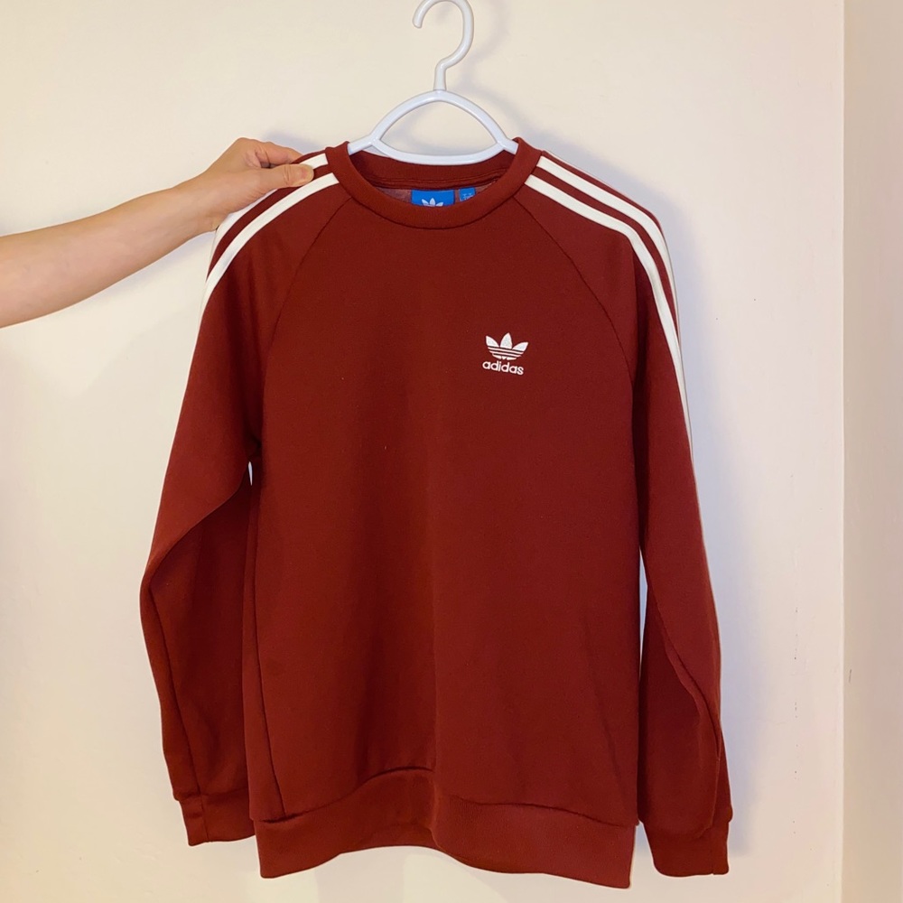 Adidas 3 Strip Sweater in SMALL